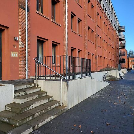 Trendige Stadtwohnung, Historisches Haus Mit Terrasse Und Garten Magdeburgo Exterior foto